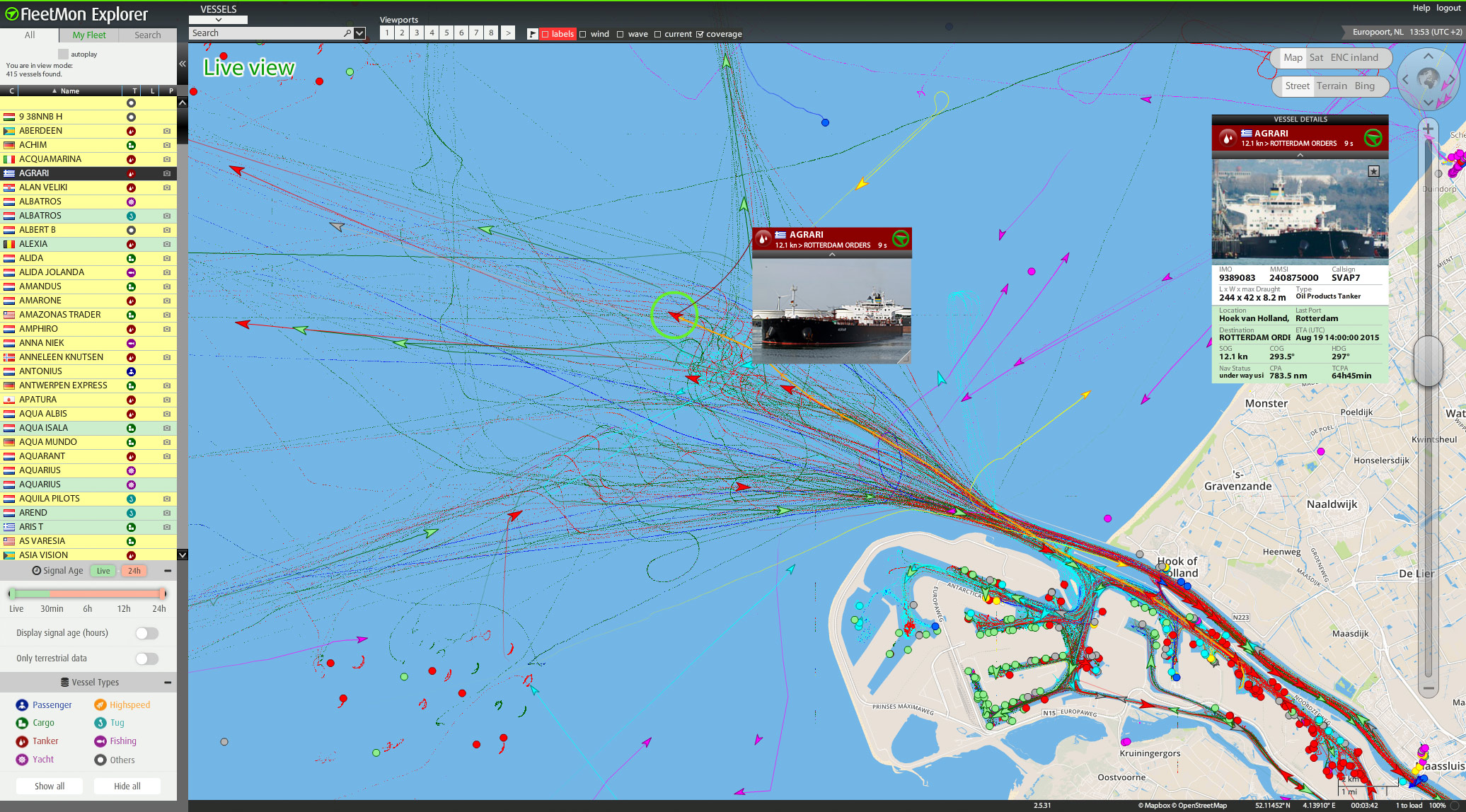 Live vessel tracking and monitoring with FleetMon Explorer