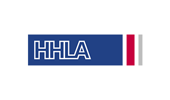 Hamburger Hafen und Logistik Logo